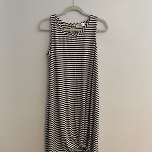 Midi length striped Kendall dress by CJLA